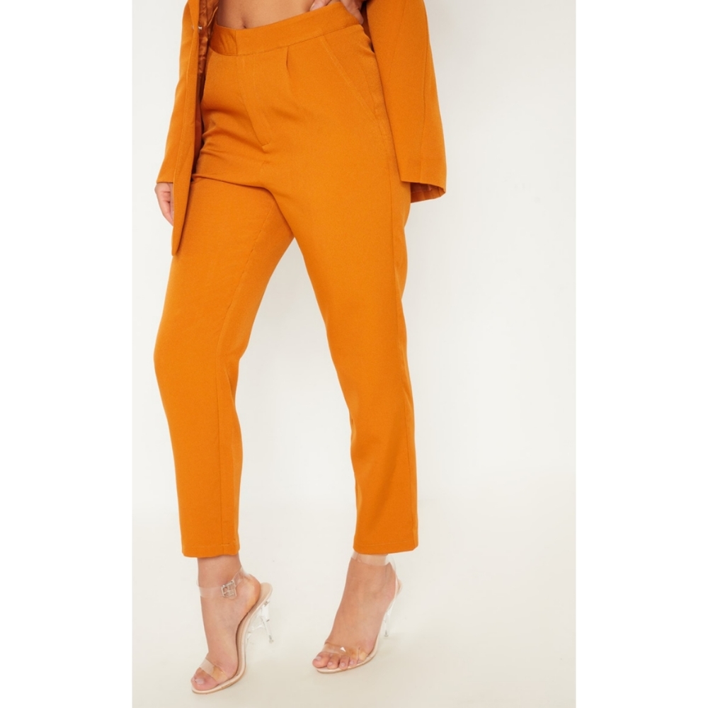 Mustard Cropped Pants